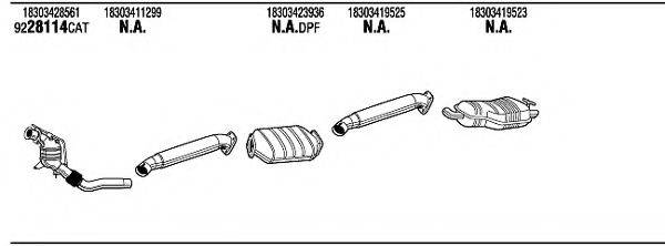 WALKER BWH18232B Система випуску ОГ