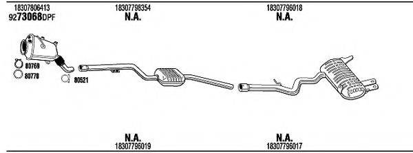 WALKER BWH18968BB Система випуску ОГ