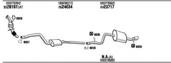 WALKER BWH25475A Система випуску ОГ