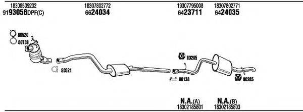 WALKER BWH30353BA Система випуску ОГ