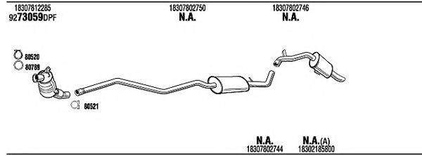 WALKER BWH32172BB Система випуску ОГ