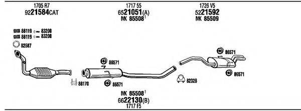 WALKER CIT15100B Система випуску ОГ