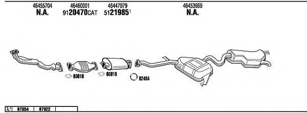 WALKER FI13001 Система випуску ОГ