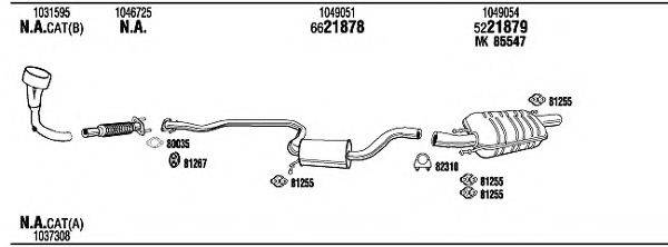 WALKER FO21000 Система випуску ОГ