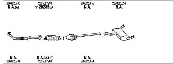 WALKER HYH18211A Система випуску ОГ