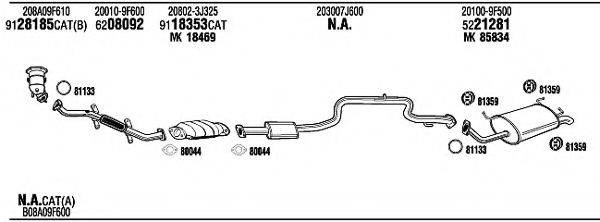 WALKER NIH13670A Система випуску ОГ