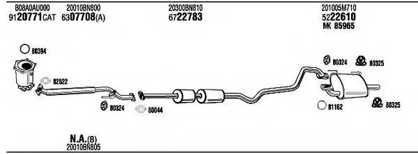 WALKER NIH17243A Система випуску ОГ