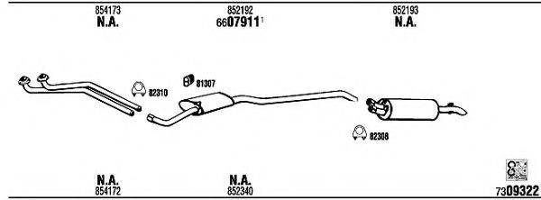 WALKER OP40037A Система випуску ОГ