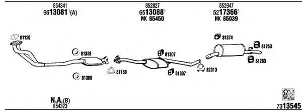 WALKER OP73102A Система випуску ОГ