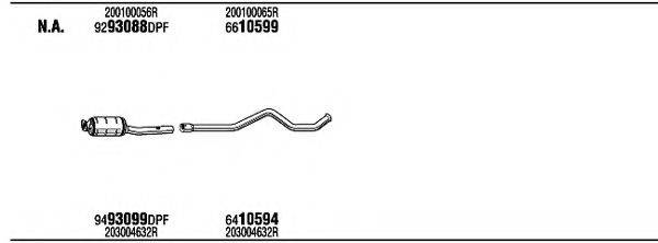 WALKER REH23378A Система випуску ОГ