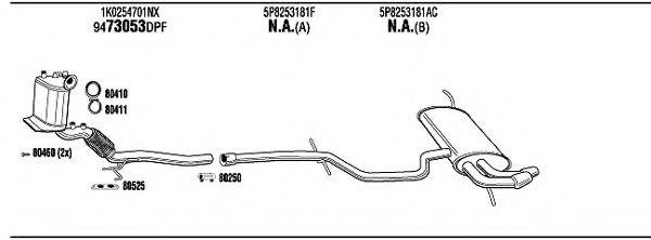 WALKER SEH22504B Система випуску ОГ