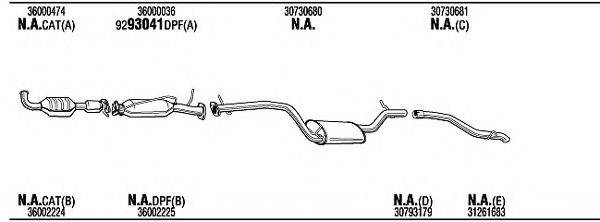 WALKER VOH28567A Система випуску ОГ