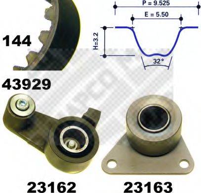 MAPCO 23929 Комплект ременя ГРМ