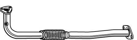 FONOS 04313 Труба вихлопного газу