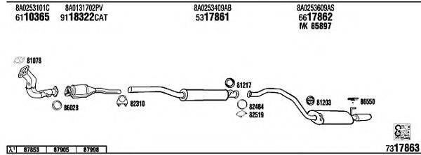 FONOS AD80444 Система випуску ОГ