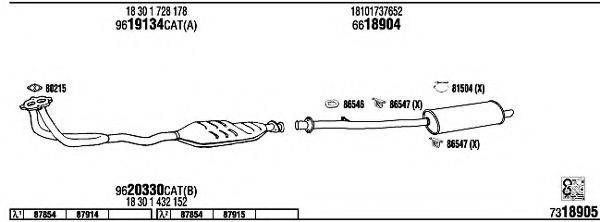 FONOS BW31618 Система випуску ОГ