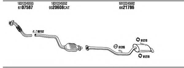 FONOS BW31847 Система випуску ОГ