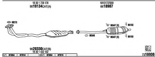 FONOS BW31851 Система випуску ОГ