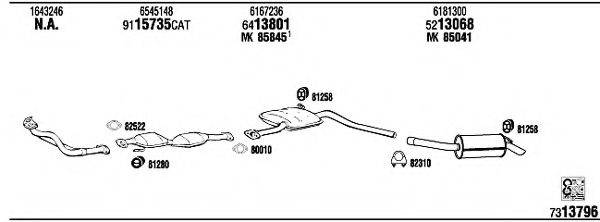 FONOS FO31174B Система випуску ОГ