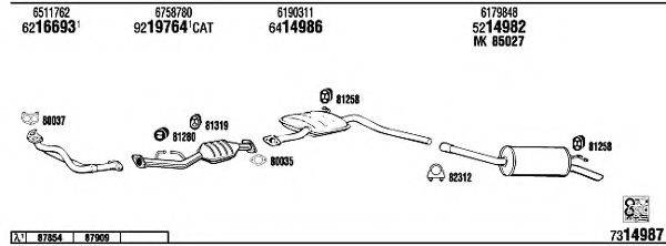 FONOS FO31182 Система випуску ОГ