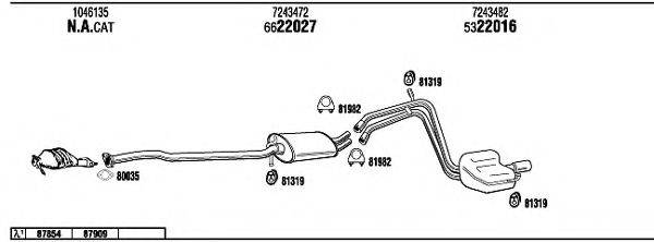 FONOS FO31535 Система випуску ОГ