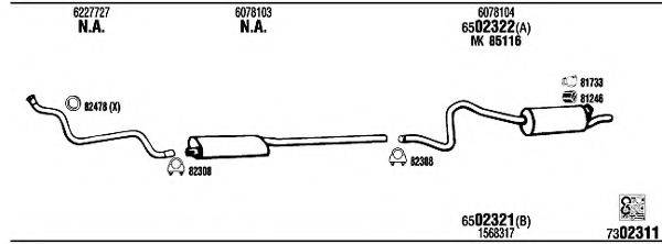 FONOS FO50901 Система випуску ОГ