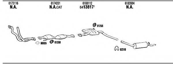 FONOS FO60344 Система випуску ОГ