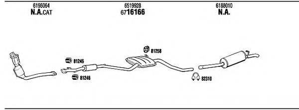 FONOS FO60358 Система випуску ОГ