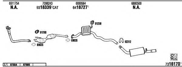 FONOS FO60372 Система випуску ОГ