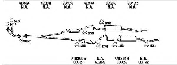 FONOS JA31501 Система випуску ОГ