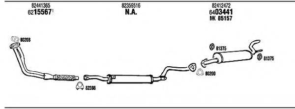 FONOS LN30126 Система випуску ОГ