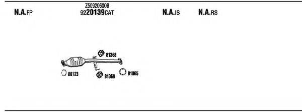 FONOS MAT08035 Система випуску ОГ