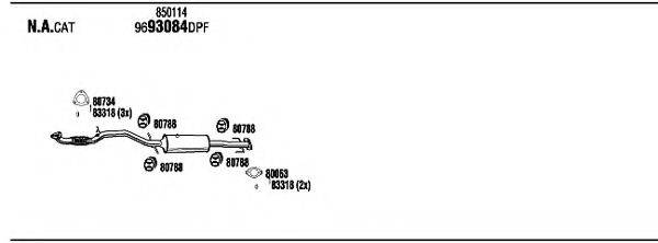 FONOS OPH32092A Система випуску ОГ