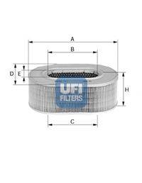 UFI 2707900 Повітряний фільтр