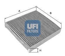 UFI 5414900 Фільтр, повітря у внутрішньому просторі