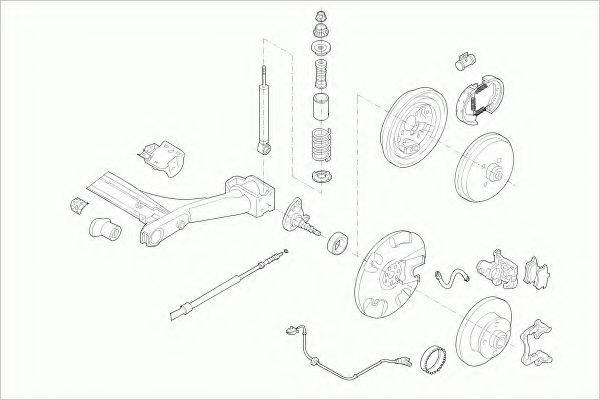 BOGE VWGOLFRB017 Рульове управління; Підвіска колеса