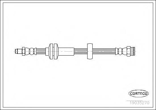 CORTECO 19035270 Гальмівний шланг