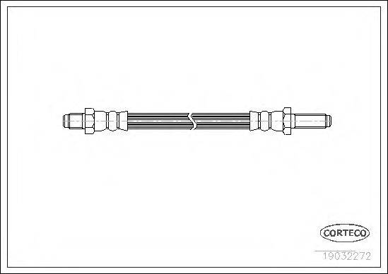 CORTECO 19032272 Гальмівний шланг