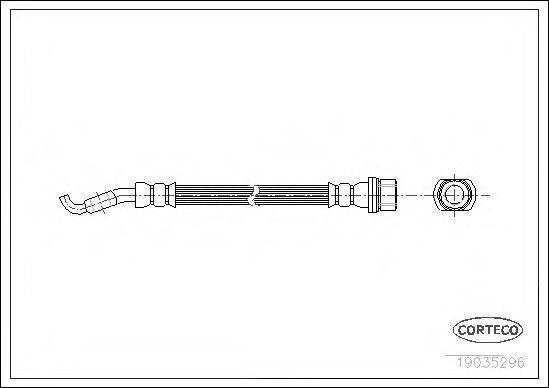 CORTECO 19035296 Гальмівний шланг