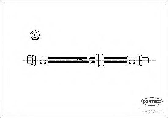 CORTECO 19033013 Гальмівний шланг