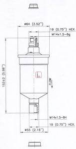 SOFIMA S1675B Паливний фільтр