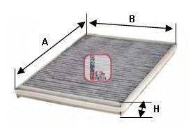 SOFIMA S4117CA Фільтр, повітря у внутрішньому просторі