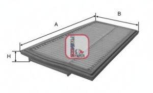 SOFIMA S3463A Повітряний фільтр
