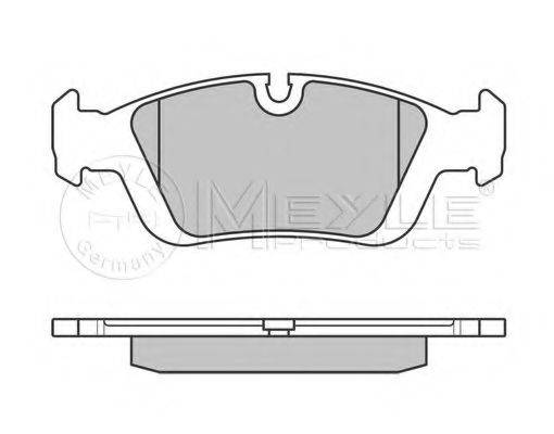 MEYLE 0252164317 Комплект гальмівних колодок, дискове гальмо