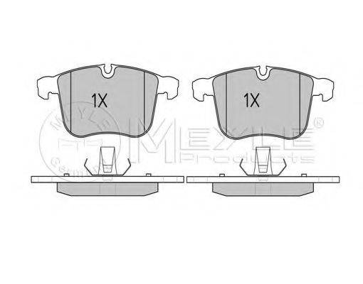 MEYLE 0252340419 Комплект гальмівних колодок, дискове гальмо