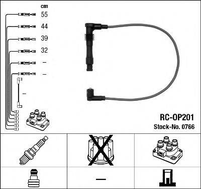 NGK 0766 Комплект дротів запалювання