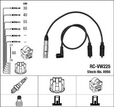 NGK 0956 Комплект дротів запалювання