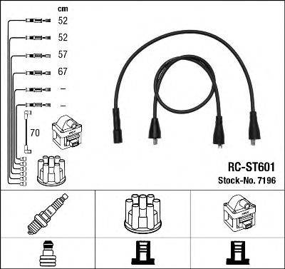 NGK 7196 Комплект дротів запалювання