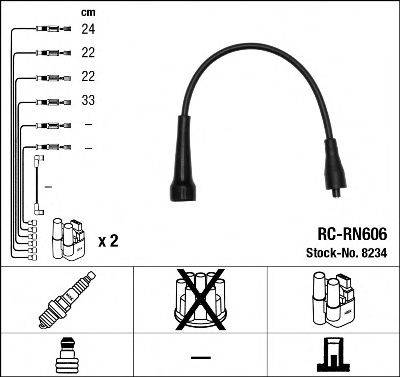 NGK 8234 Комплект дротів запалювання