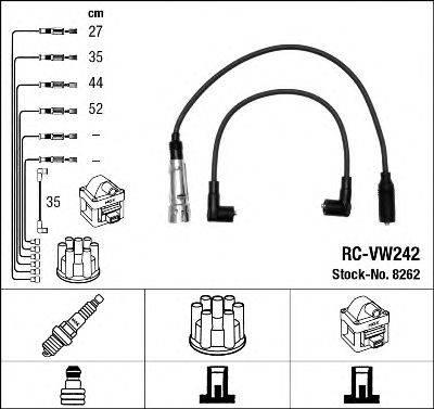 NGK 8262 Комплект дротів запалювання